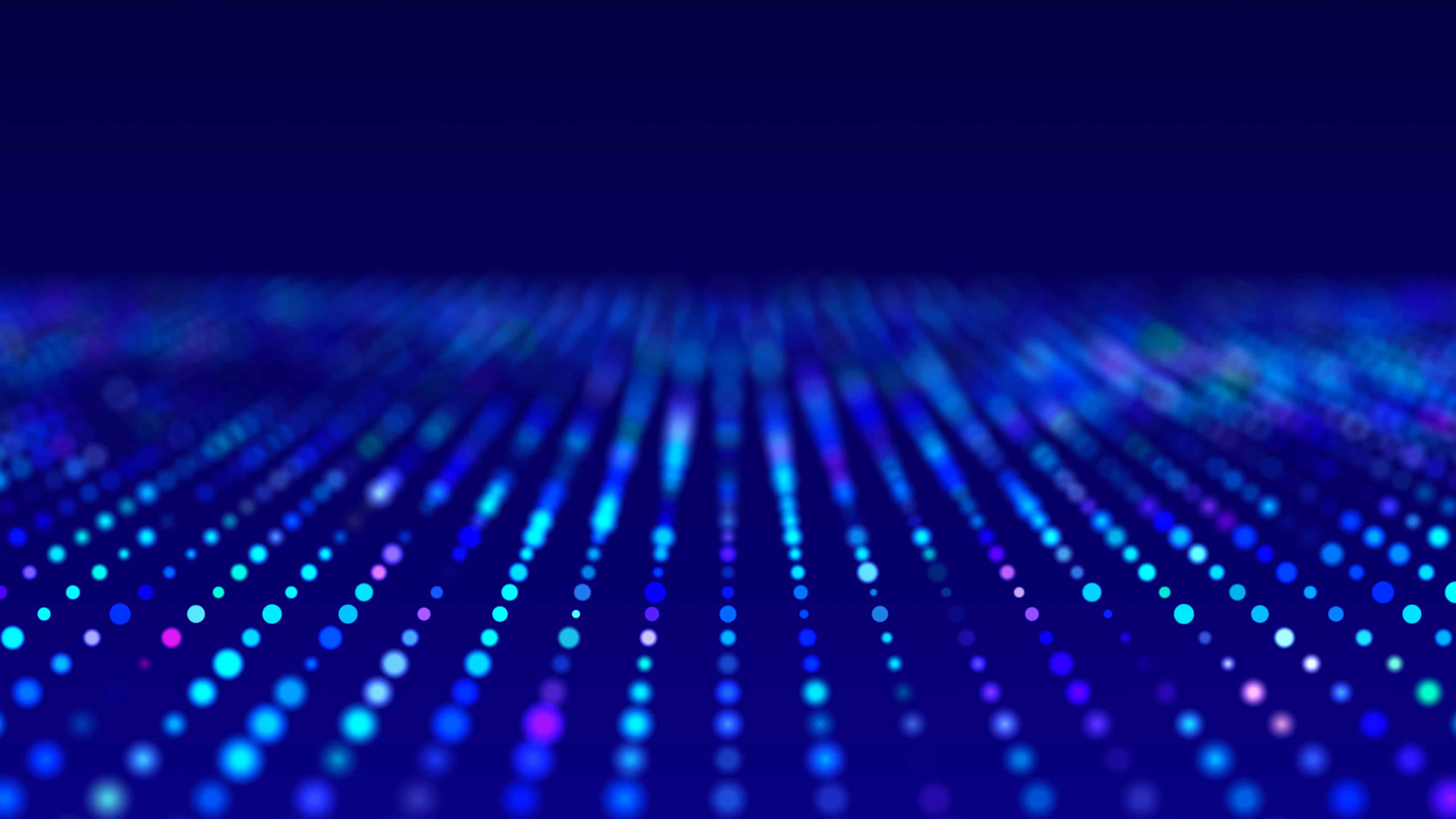 Futuristic blue dots background